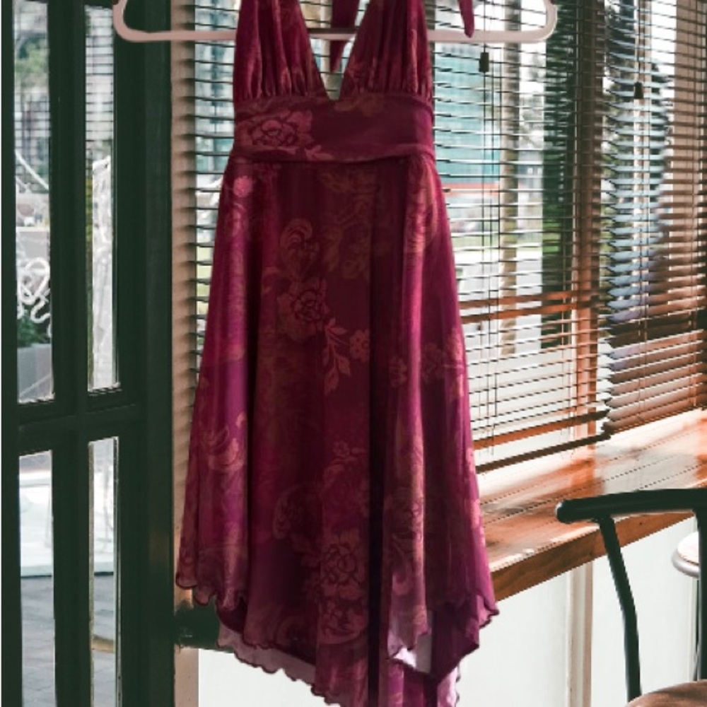 Urban Outfitters Red Asymmetrical High-Low Sundress